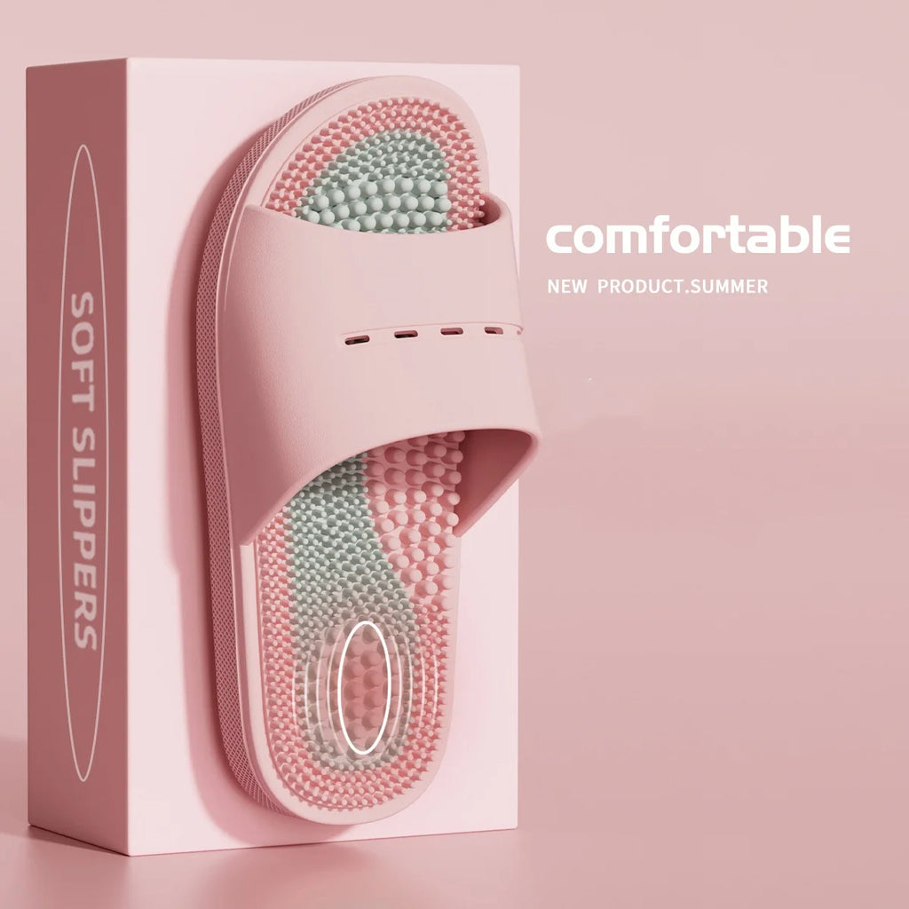 Textured Bath Slippers, view 7
