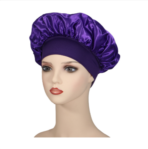 Wide-Edge High-Elastic Shower Cap