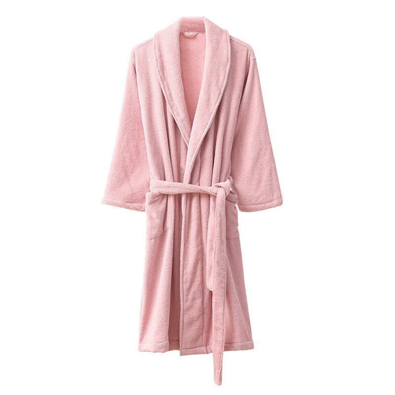 Cotton Shawl-Collar Bathrobe - Linden & Lather