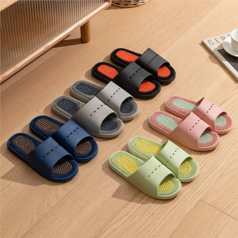 Textured Bath Slippers, view 6