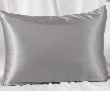Silk-Feel Satin Pillowcase, Solid Color