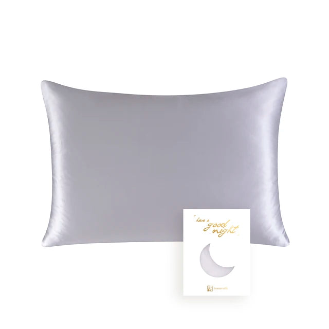 Silk-Feel Satin Pillowcase, Solid Color