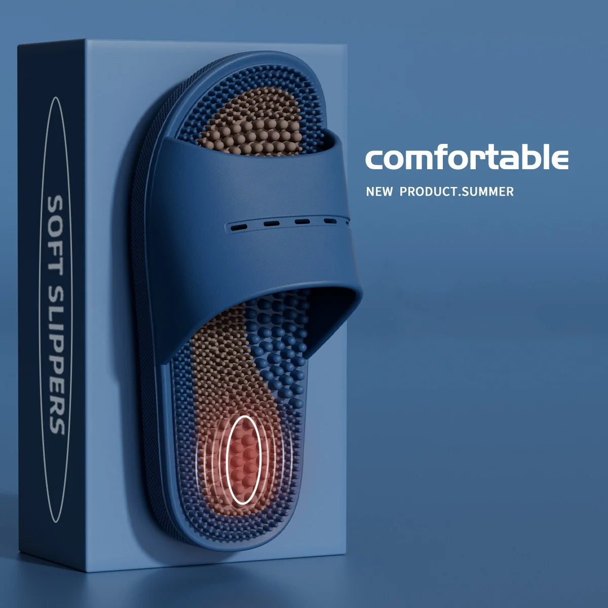 Textured Bath Slippers, view 11