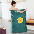 Plush Coral Fleece Spa Wrap, view 3