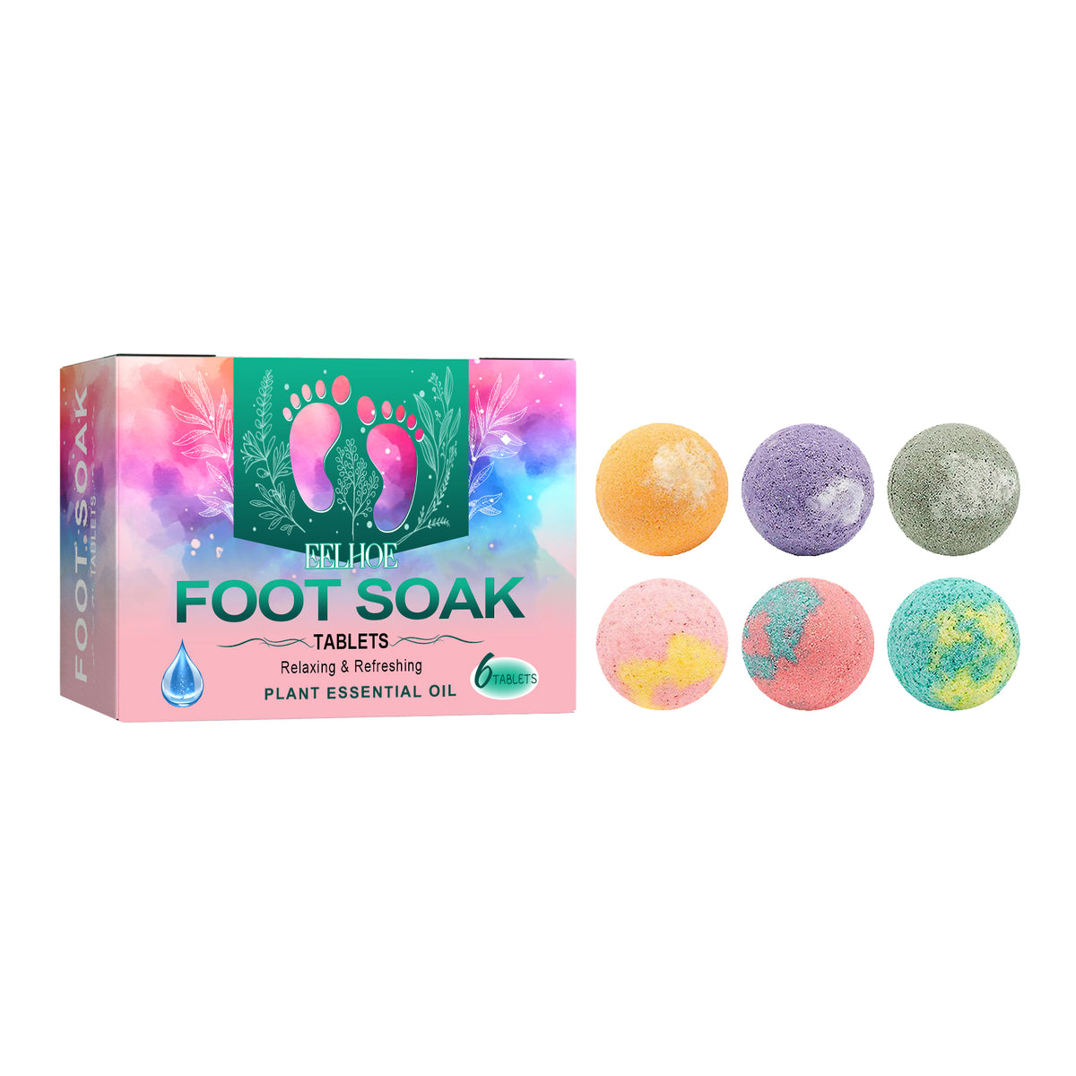 Sea Salt Foot Soak Bombs, view 2