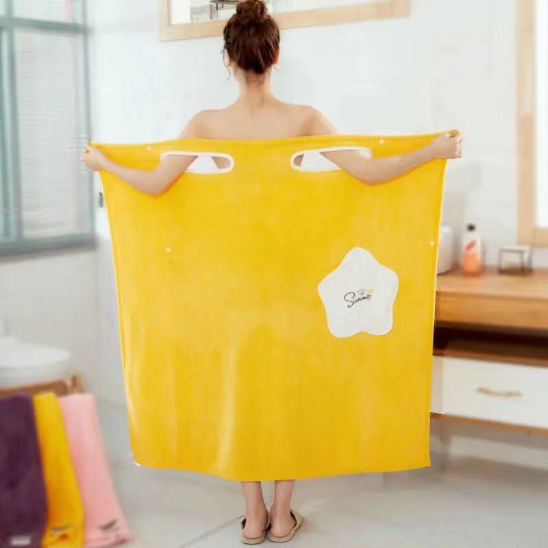 Plush Coral Fleece Spa Wrap, view 5