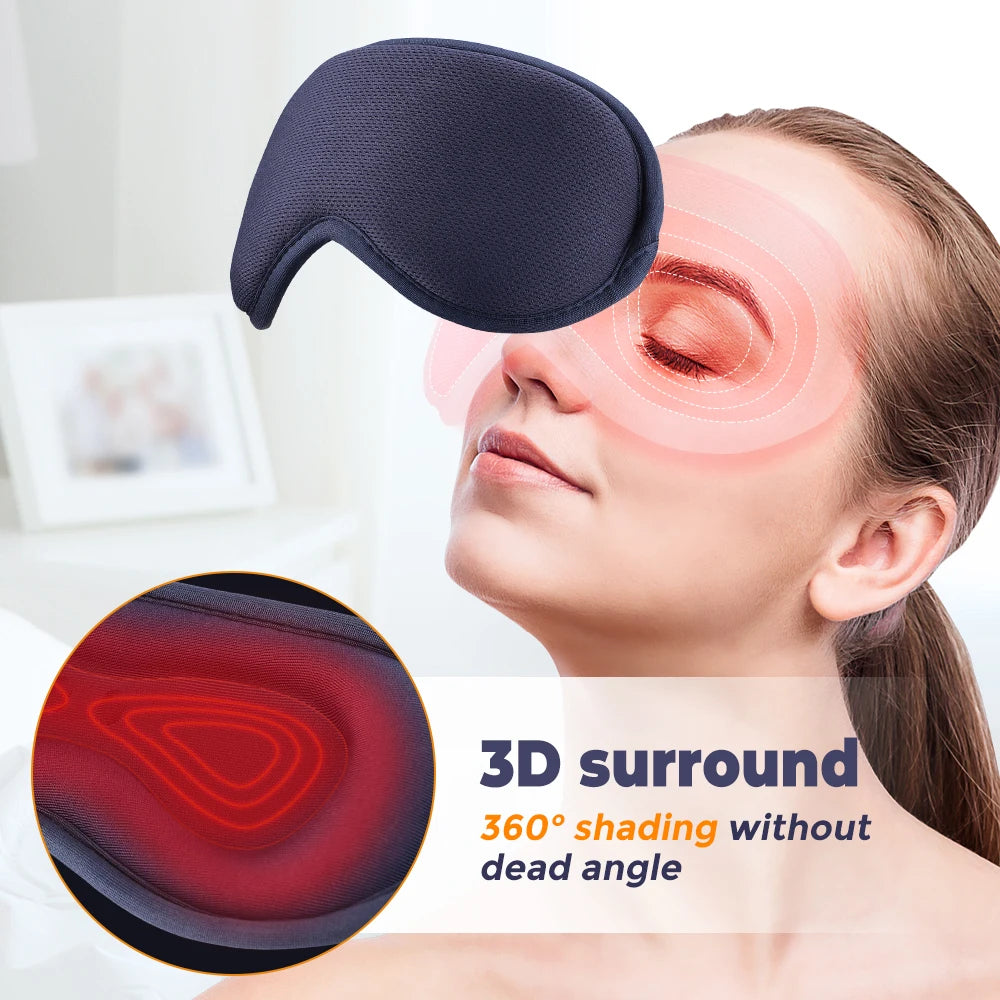 Heated Vibrating Eye Mask for Relaxation - Linden & Lather