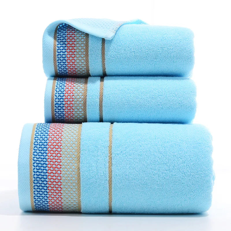 Cotton Towel Gift Set, 3 Pieces, view 11