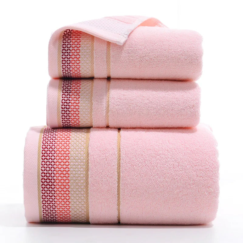 Cotton Towel Gift Set, 3 Pieces, view 9