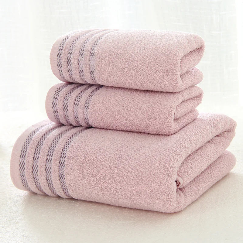 Striped Cotton Towel, view 2