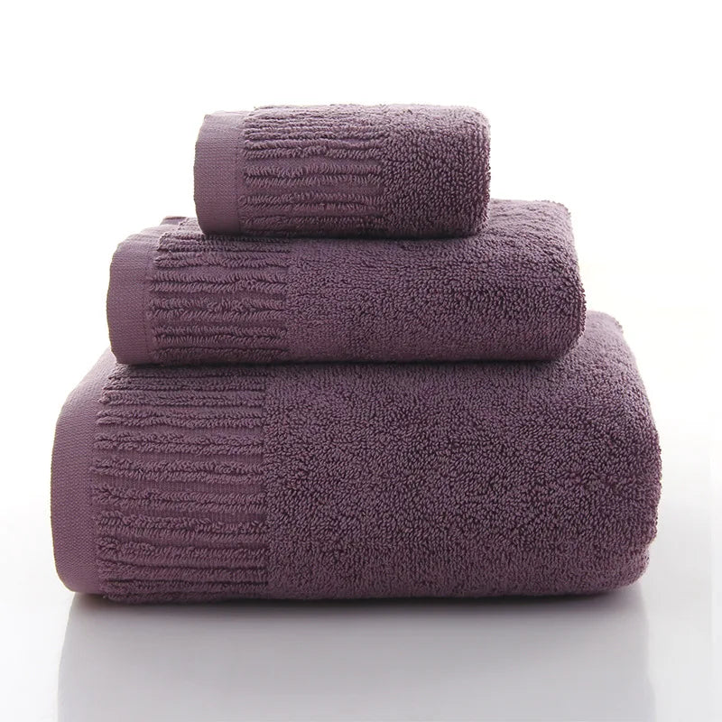 Cotton Bath Towel Set with Washcloth, view 8