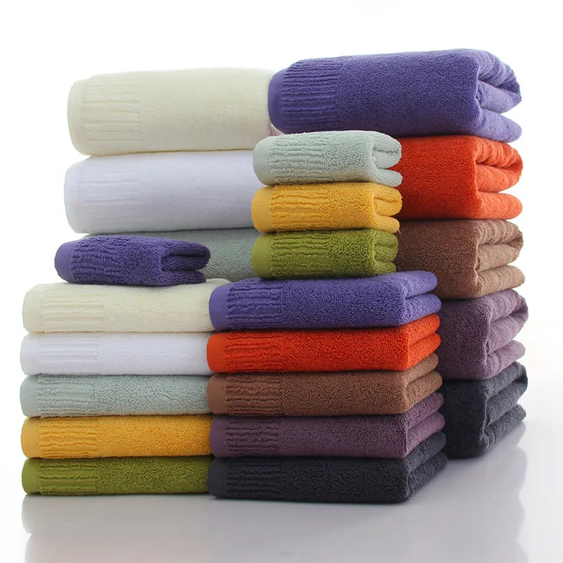 Cotton Bath Towel Set with Washcloth, view 3