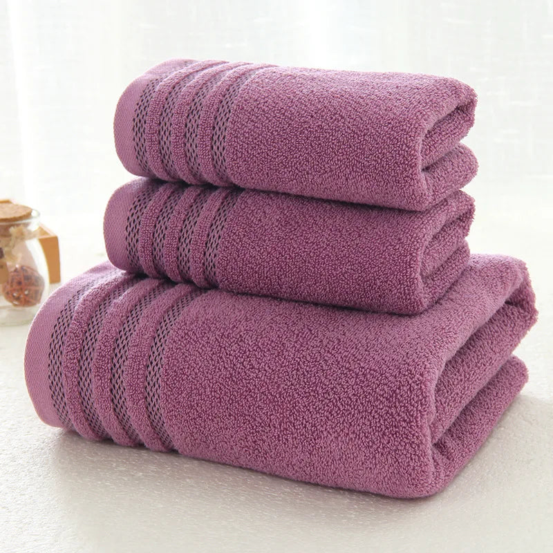 Striped Cotton Towel – Linden & Lather