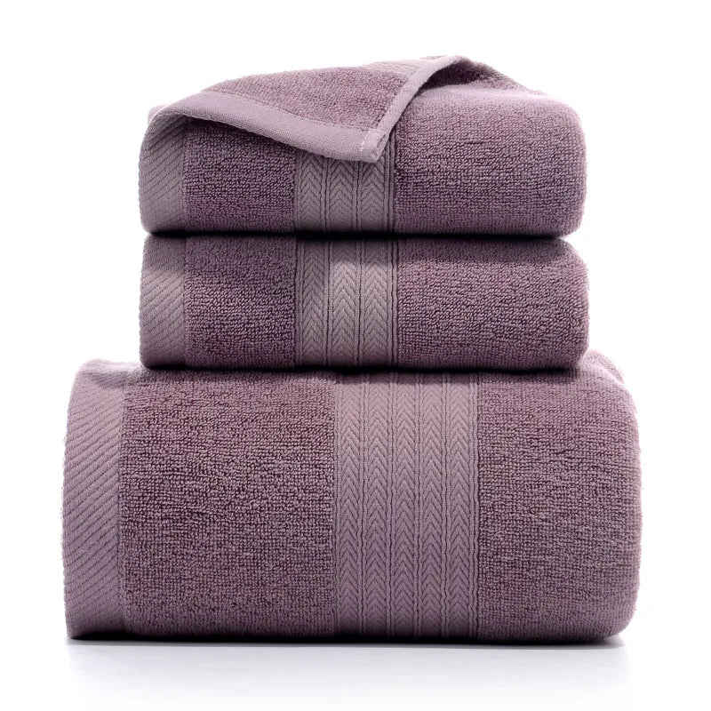 Cotton Towel Gift Set, 3 Pieces, view 7