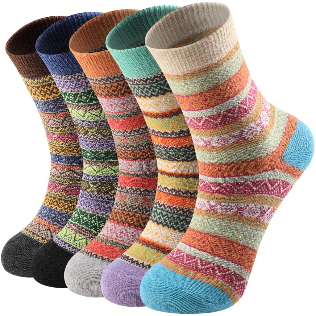 Cozy Wool Socks, 5 Pairs – Linden & Lather