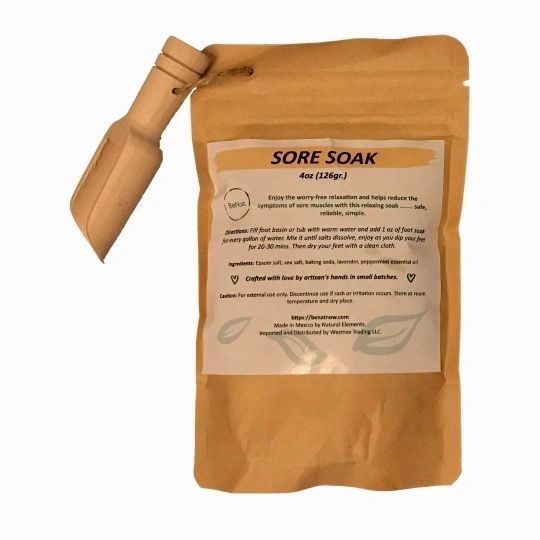 Bath & Foot Soak Salts, 4 oz - Gift for Her