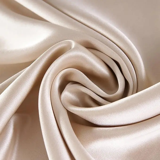 Silk-Feel Satin Pillowcase, Solid Color